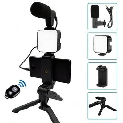 Latest K9 dual Wireless Vlogging Microphone Black Rechargeable