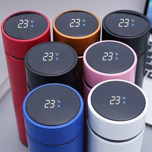 Smart Thermos Flask 500ml Stainless Steel Hot Cold