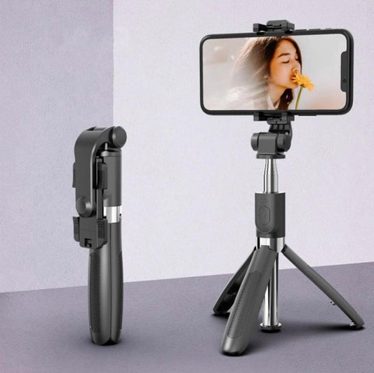 Bluetooth Selfie Stick with LED Light & Remote