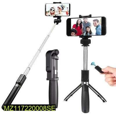 Bluetooth Selfie Stick with LED Light & Remote