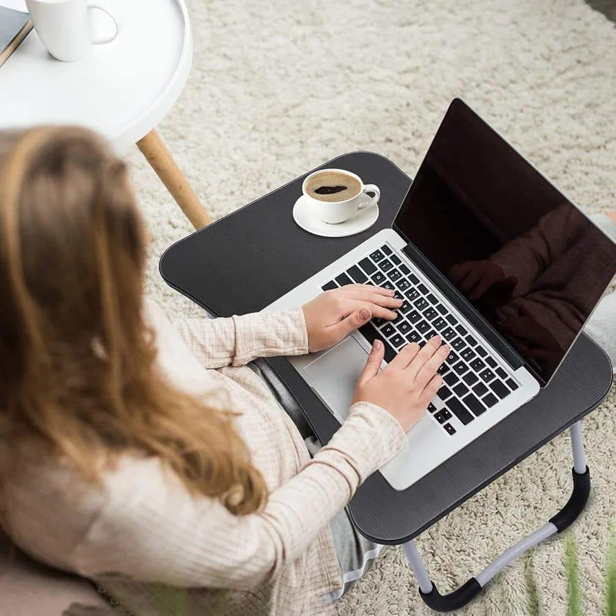 Stylish Black Laptop Table for Home & Office