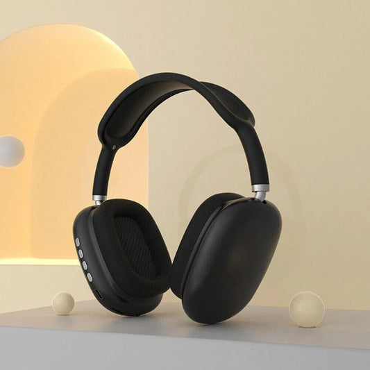 White Bluetooth 5.0 Headphones with 400mAh Battery