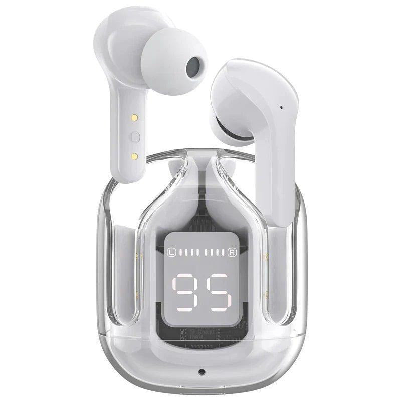 Black Noise-Cancelling Earbuds Air34 with Fast Charge