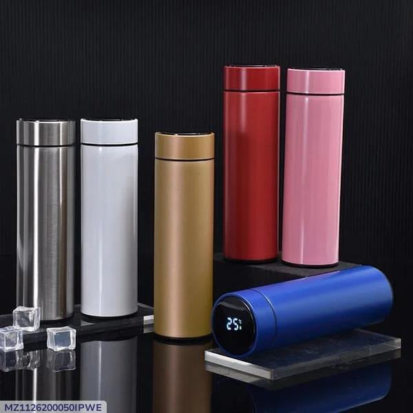 Smart Thermos Flask 500ml Stainless Steel Hot Cold