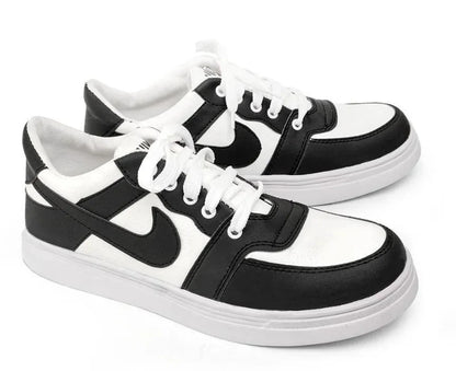 Men Black Rexine Casual Sneakers Size 39-44