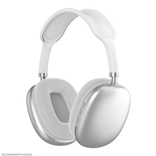White Bluetooth 5.0 Headphones with 400mAh Battery