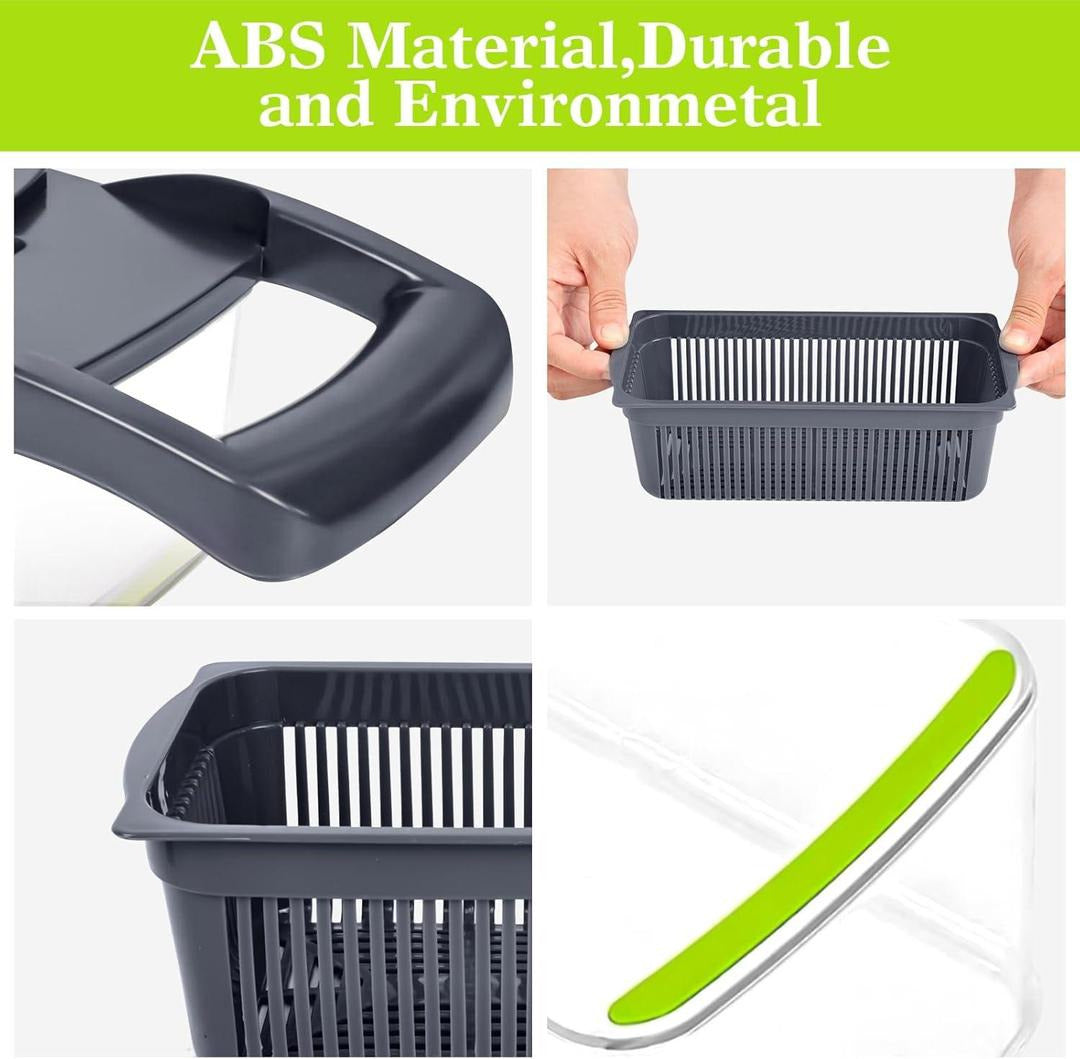 16-Piece Vegetable Cutter with Chopping Blades Set